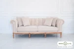 کاناپه جورجیا چستر لمسه دوخت شیاری