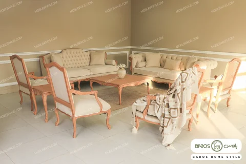 مبل کلاسیک رومینا و چستر نیکا کد ۴ خرید باروس (3)