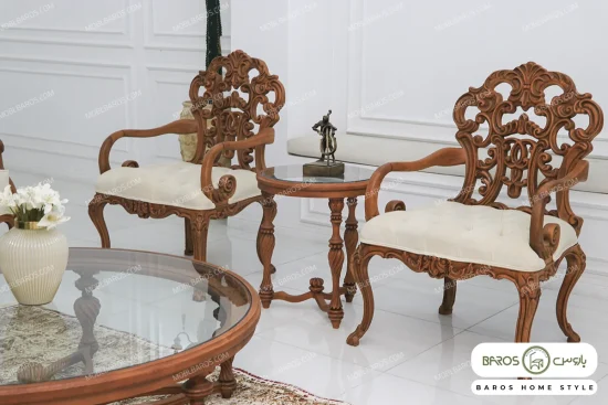 مبل کلاسیک رومینا کینگ و چستر جورجیا خرید باروس 6 (3)