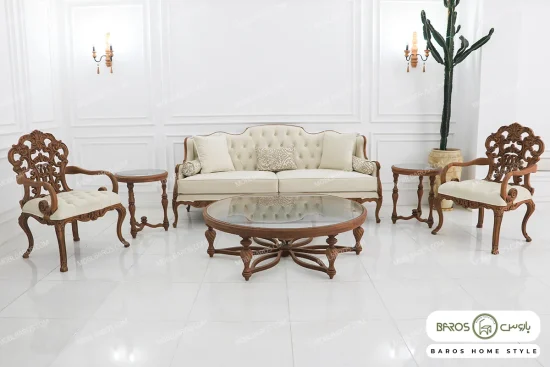 مبل کلاسیک رومینا کینگ و چستر جورجیا خرید باروس 6 (5)
