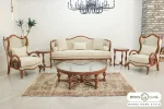 مبل کلاسیک و راحتی ۱۰ نفره کینگ و چستر نیکا خرید باروس (4)