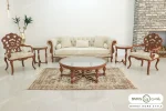 مبل کلاسیک و راحتی ۱۰ نفره کینگ و چستر نیکا خرید باروس (6)