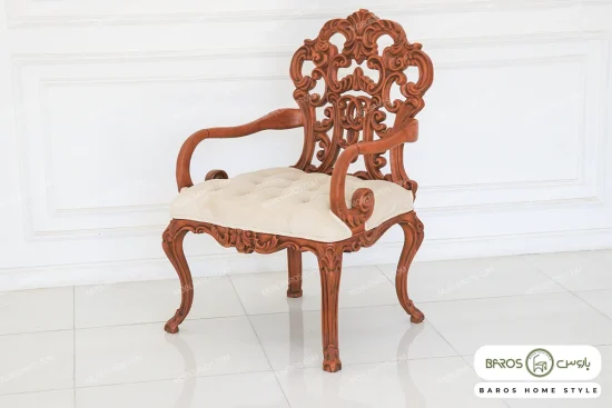 مبل کلاسیک و راحتی ۱۰ نفره کینگ و چستر نیکا خرید مبل باروس ۱۰۱۳ (5)