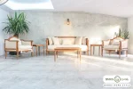 مبل کلاسیک ۷ نفره مدل کاجی تکنفره و کاناپه خرید باروس (12)