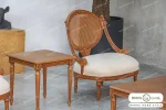 مبل کلاسیک ۷ نفره مدل کاجی تکنفره و کاناپه خرید باروس (9)
