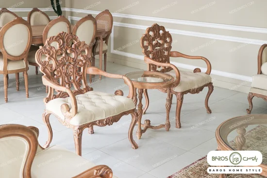 مبل کلاسیک ۷ نفره کینگ و رومینا کد ۴ خرید مبل باروس ۱۰۱۴۸ (13)