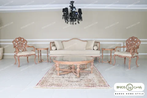 مبل کلاسیک ۷ نفره کینگ و رومینا کد ۴ خرید مبل باروس ۱۰۱۴۸ (3)