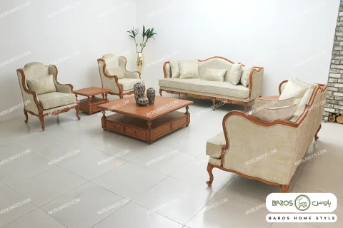 مبل کلاسیک ۸ نفره کینگ و رومینا کد ۵ خرید باروس 41 (6)