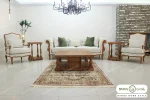 مبل ۸ نفره کلاسیک گندم و مبل چستر نیکا و روما و 1011فرانسوی خرید مبل باروس (10)