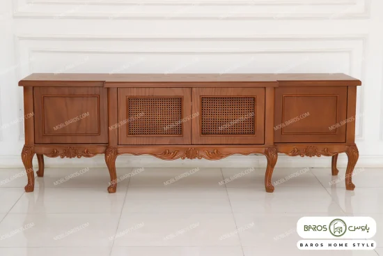 میز تلویزیون مدل حصیری رومینا خرید باروس 475 (1)