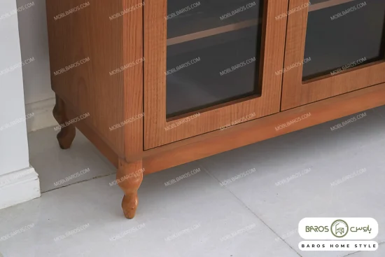 میز تلویزیون مهسا با پایه چوبی خرید باروس 1 (1)