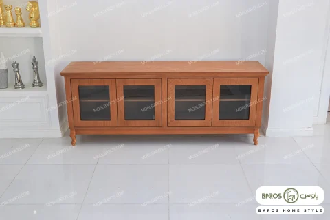 میز تلویزیون مهسا با پایه چوبی خرید باروس 1 (2)
