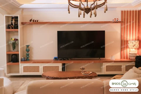 میز تلویزیون قفسه‌ای
