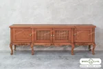 میز تلویزیون چوبی حصیری رومینا خرید باروس 569 (1)