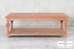 میز جلو مبلی و عسلی حصیری کاجی خرید مبل باروس (1)