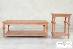 میز جلو مبلی و عسلی حصیری کاجی خرید مبل باروس (4)