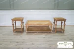 میز جلو مبلی و عسلی حصیری کاجی کد ۲ ب1 (1)