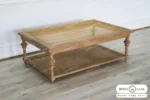میز جلو مبلی و عسلی حصیری کاجی کد ۲ ب1 (4)