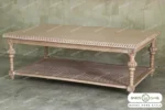 میز جلو مبلی و عسلی حصیری کاجی کد ۲ باروس 1 (1)