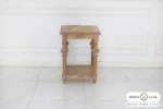 میز جلو مبلی و عسلی حصیری کاجی کد ۲ باروس00 (2)