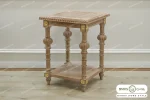 میز جلو مبلی و عسلی حصیری کاجی کد ۲ تولیدی باروس1 (1)