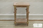 میز جلو مبلی و عسلی حصیری کاجی کد ۲ تولیدی باروس1 (2)