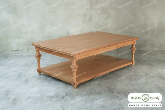 میز جلو مبلی و عسلی حصیری کاجی کد ۲ مبل باروس0 (5)