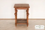 میز جلو مبلی و عسلی حصیری کاجی کد ۲ مبلمان باروس (2)