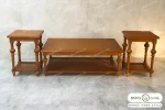 میز جلو مبلی و عسلی حصیری کاجی کد ۲ مبلمان باروس (5)