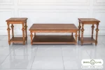 میز جلو مبلی و عسلی حصیری کاجی کد ۲ مبلمان باروس (5)
