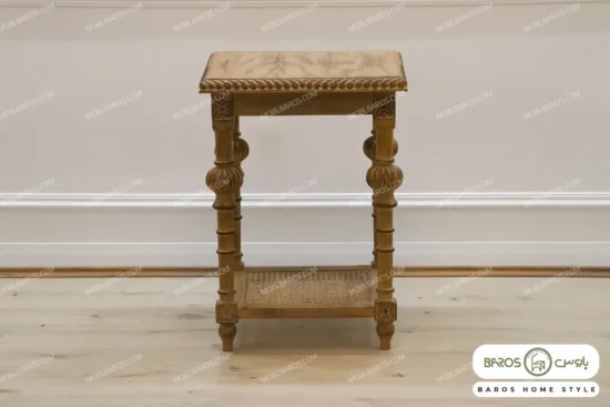 میز جلو مبلی و عسلی کاجی مبل باروس 404023 (1)