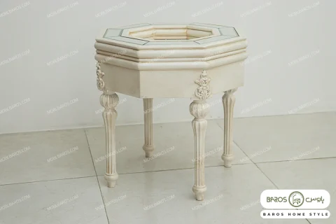 میز جلو مبلی و عسلی کلاسیک صبا خرید میز جلو مبلی باروس 1013 (1)