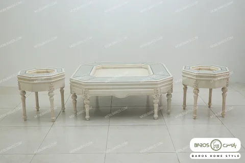 میز جلو مبلی و عسلی کلاسیک صبا خرید میز جلو مبلی باروس 1013 (3)