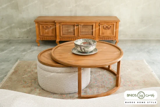 میز جلومبلی و عسلی پوکو کد ۲ باروس (1)