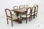 میز ناهارخوری و غذا خوری کلاسیک مدل دکورا کد ۷ خرید مبل باروس ۲۹۲۱ (5)