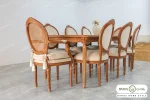 میز ناهارخوری چوبی کاجی کد ۳ خرید باروس (3)