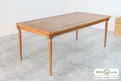 میز ناهارخوری چوبی کاجی کد ۳ خرید باروس (7)