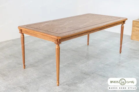 میز ناهارخوری چوبی کاجی کد ۳ خرید باروس (7)