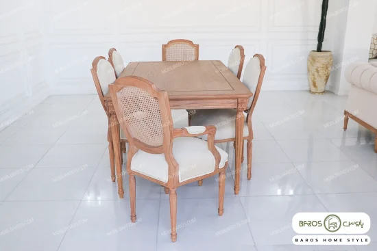 میز ناهارخوری چوبی کاجی کد ۴ خرید باروس 2 (2)