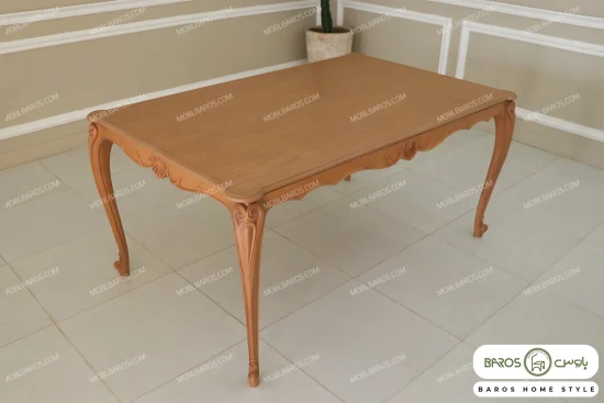 میز ناهارخوری کلاسیک منبتی رومینا با صندلی کینگ کد ۵ خرید باروس 98 (5)