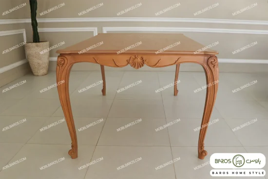 میز ناهارخوری کلاسیک منبتی رومینا با صندلی کینگ کد ۵ خرید باروس 98 (6)