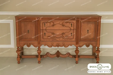 میز کنسول چوبی و کلاسیک شلبی کد ۲ خرید باروس (2)