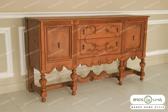 میز کنسول چوبی و کلاسیک شلبی کد ۲ خرید باروس (3)