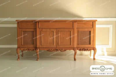 میز کنسول کلاسیک حصیری رومینا کد ۳ خرید باروس 2 (2)