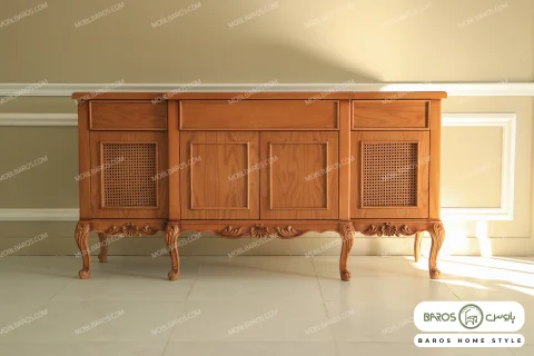 میز کنسول کلاسیک حصیری رومینا کد ۳ خرید باروس 2 (2)