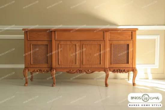 میز کنسول کلاسیک حصیری رومینا کد ۳ خرید باروس 2 (2)