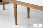 بنچ پایه چوبی لویی کد ۲ خرید مبل باروس ۱۰۱۴ (1)