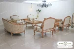 ست مبلمان نئوکلاسیک لورنزو کد ۱۳ خرید مبل باروس ۱۰۱۵ (3)
