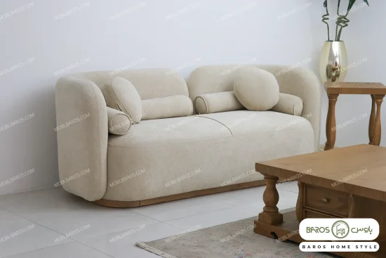 مبل راحتی نرم و جذاب ۸ نفره بلوط خرید مبل باروس 1018 (10)