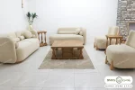 مبل راحتی نرم و جذاب ۸ نفره بلوط خرید مبل باروس 1018 (12)